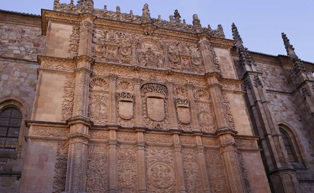 Fachada de la Universidad de Salamanca.