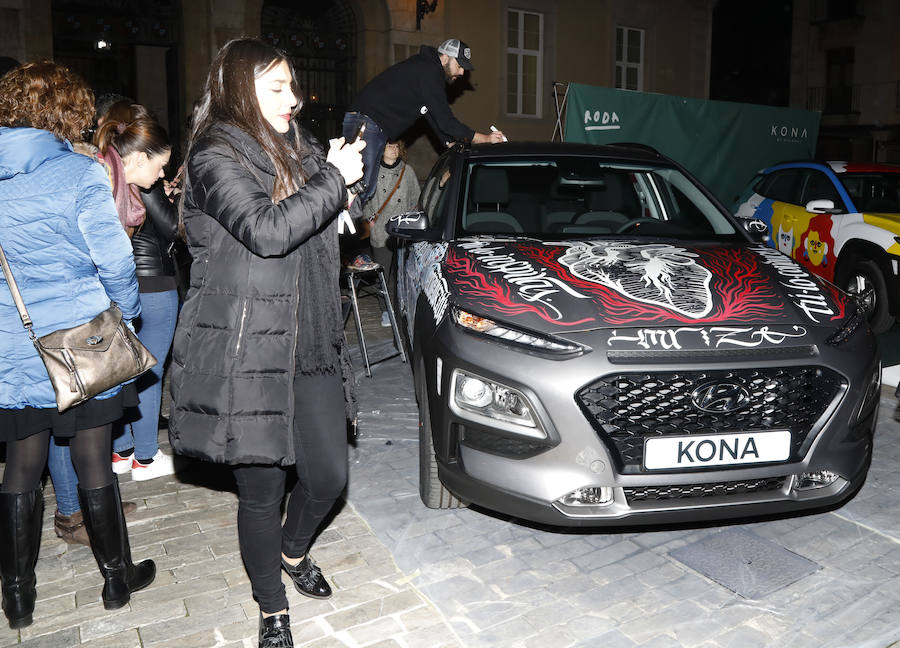 Hyundai exhibe el modelo Kona en la Plaza Mayor