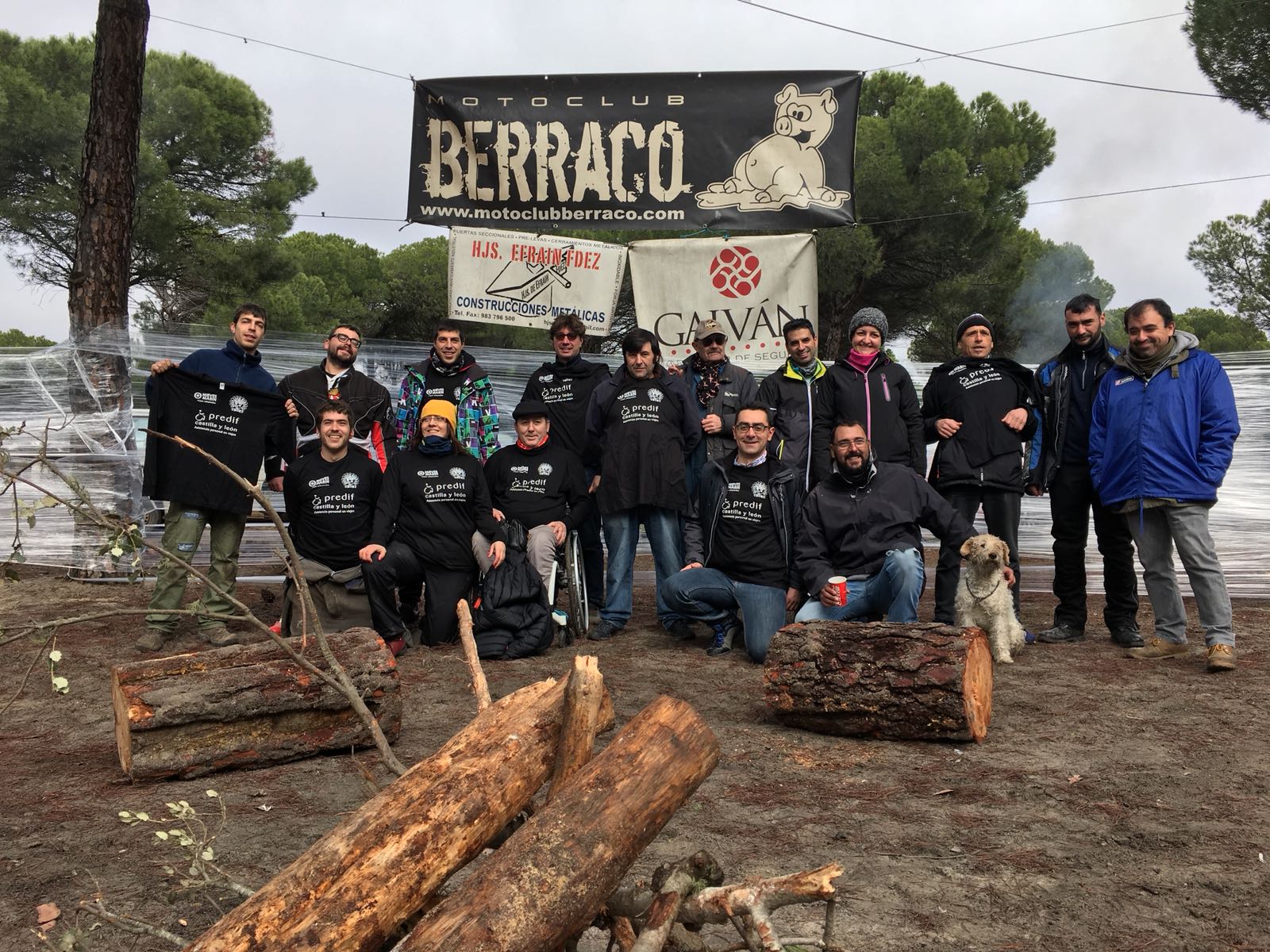 Moto Club Berraco en el campamento de Tordesillas de los Motauros 2018