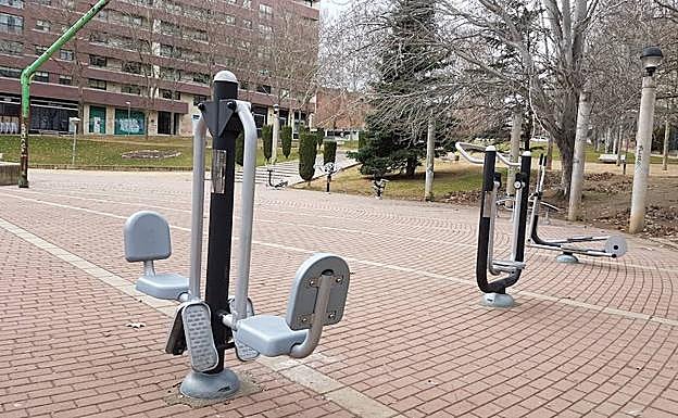 Parque del Reloj en Parquesol. 