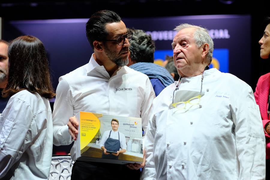 Quique Dacosta y Juan Mari Arzak.