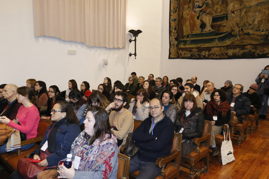 El exdirector de la Unesco, Federico Mayor Zaragoza, ha participado esta mañana en la sesión inaugural del seminario del Grupo Español de Ciudades Patrimonio de la Humanidad