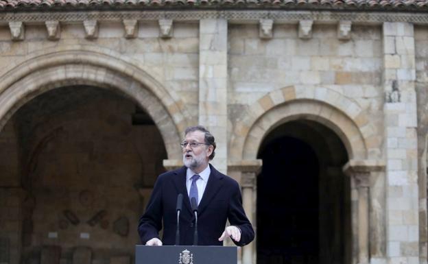 Mariano Rajoy, durante su visita a León.