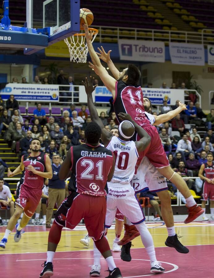 Derrota del Carramimbre Ciudad Valladolid ante el CB Clavijo (87-92)