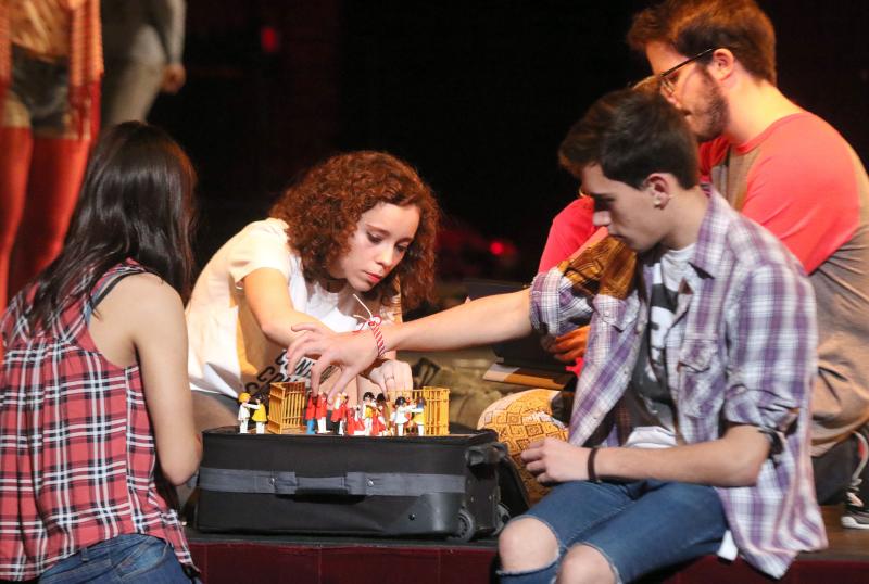 Ensayo de &#039;Fuegos&#039;, tercera obra del proyecto La Nave del Teatro Calderón de Valladolid