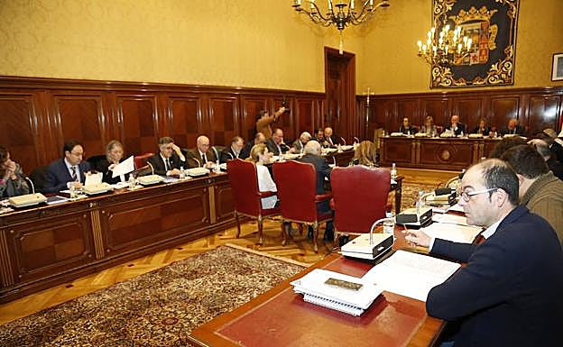 Pleno de la Diputación de Palencia.