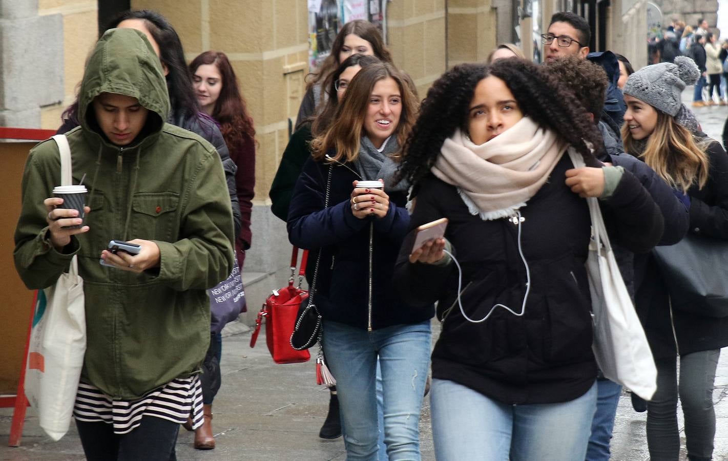 Vuelve la nieve a Segovia