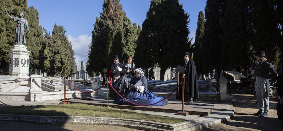 Homenaje a José Zorrilla en el Cementerio de El Carmen