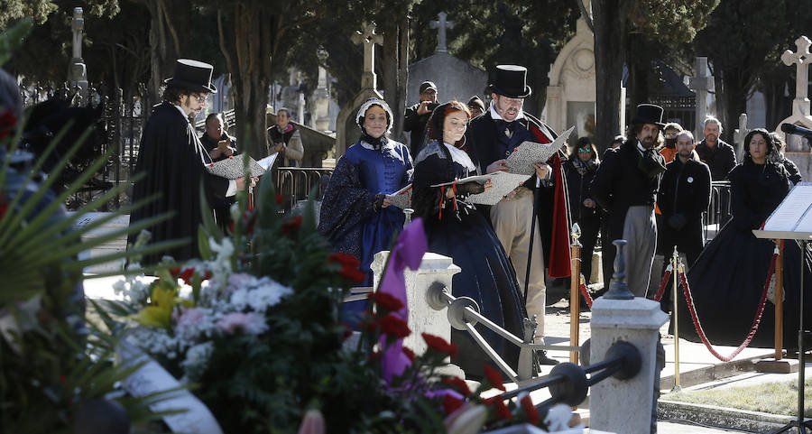 Homenaje a José Zorrilla en el Cementerio de El Carmen