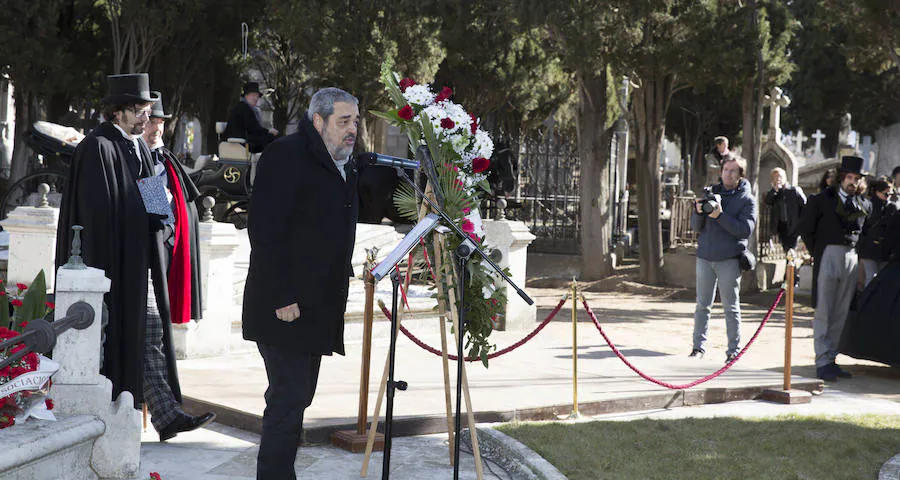 Homenaje a José Zorrilla en el Cementerio de El Carmen