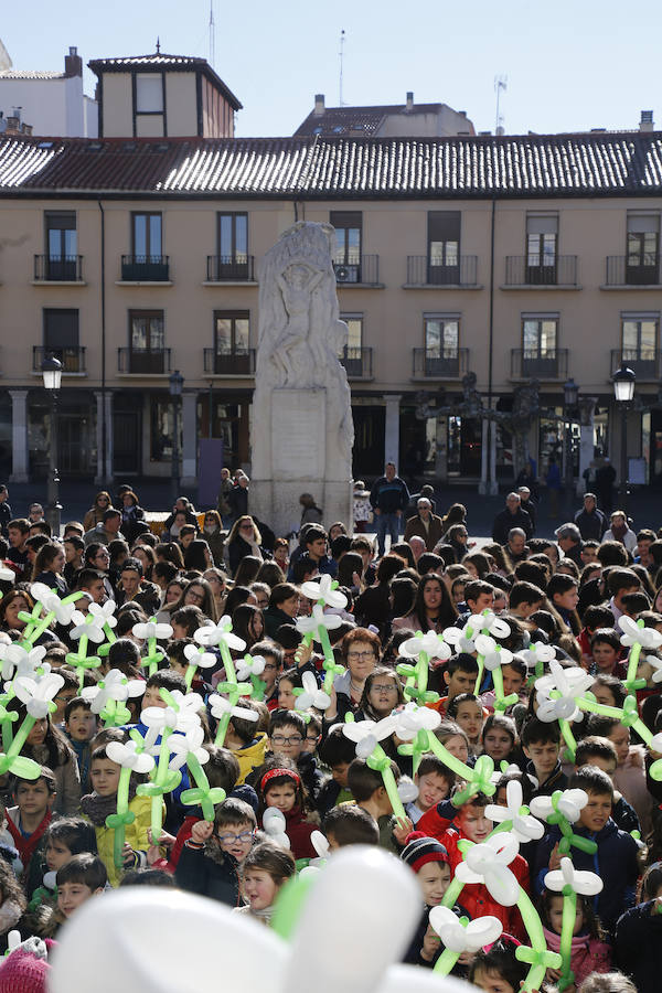 El colegio Filipenses celebra el Día de la Paz en la Plaza Mayor