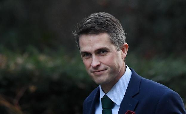 El ‌Ministerio de Defensa británico Gavin Williamson. 