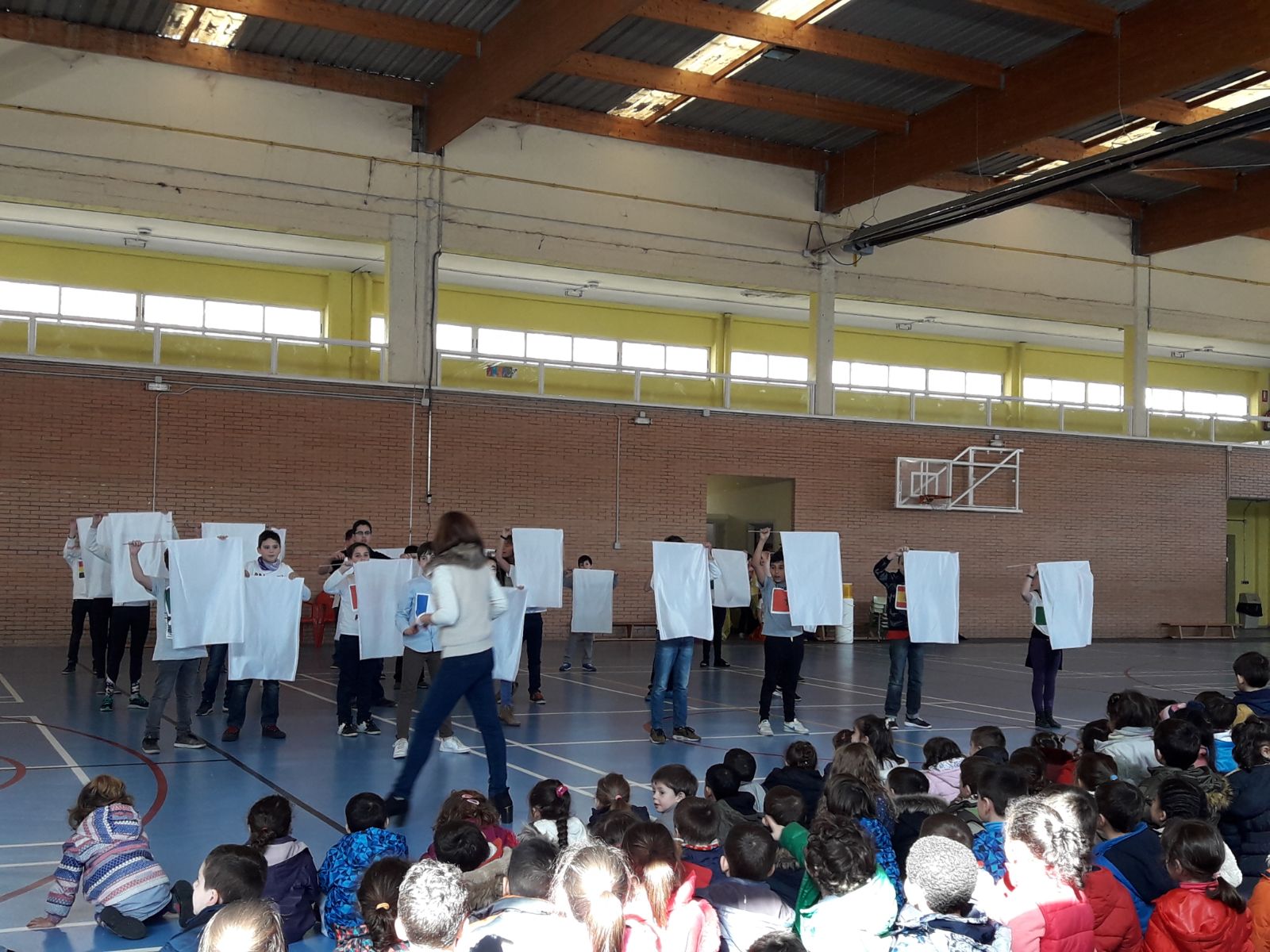 Día de la Paz en el Colegio Gonzalo de Berceo de Valladolid.