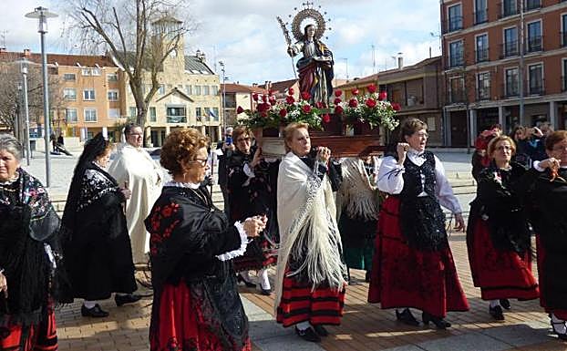 Fiesta de Las Águedas en la localidad vallisoletana de La Cistérniga.