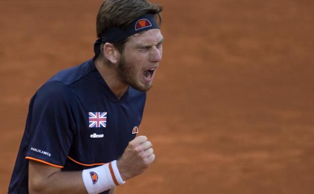 Cameron Norrie celebra su triunfo. 