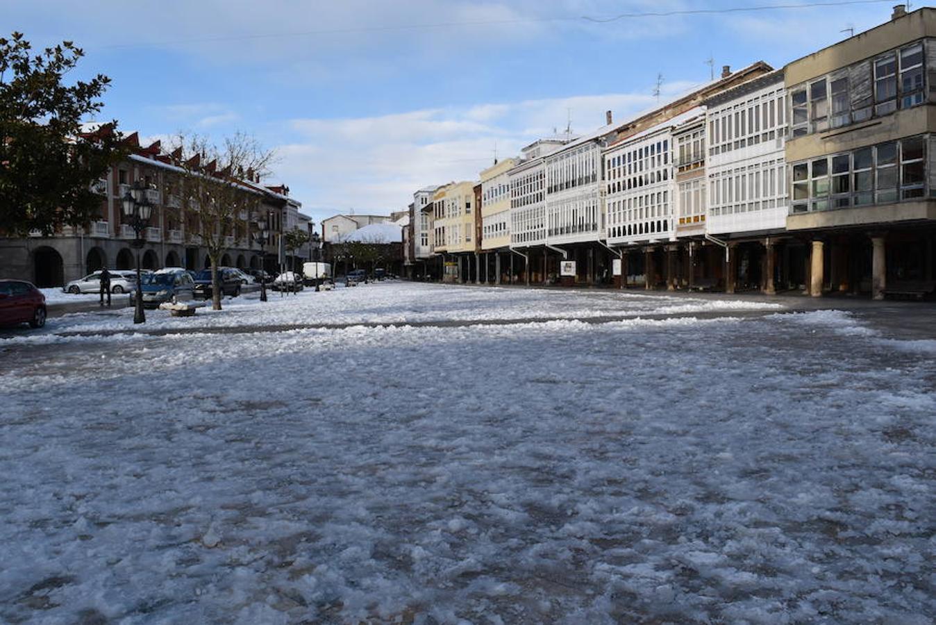 Tras la nieve, llega el hielo a la Montaña Palentina