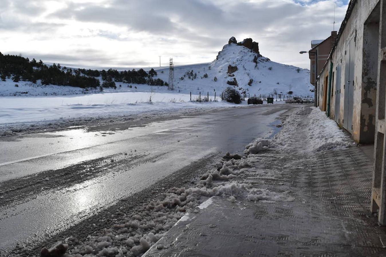 Tras la nieve, llega el hielo a la Montaña Palentina