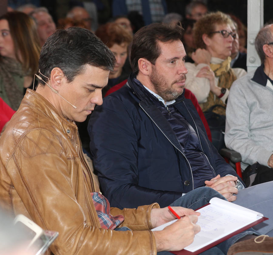 Pedro Sánchez, en la asamblea abierta celebrada en Valladolid