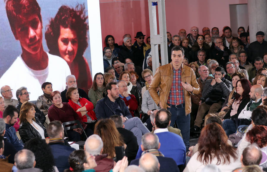 Pedro Sánchez, en la asamblea abierta celebrada en Valladolid