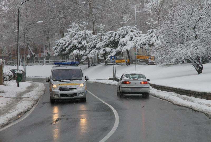 Nieve en la provincia de Segovia