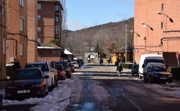 Galería. Así estaban las calles de Guardo el 4 de febrero de 2018.