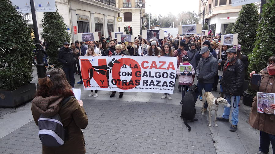 Manifestación organizada con lema No A la Caza