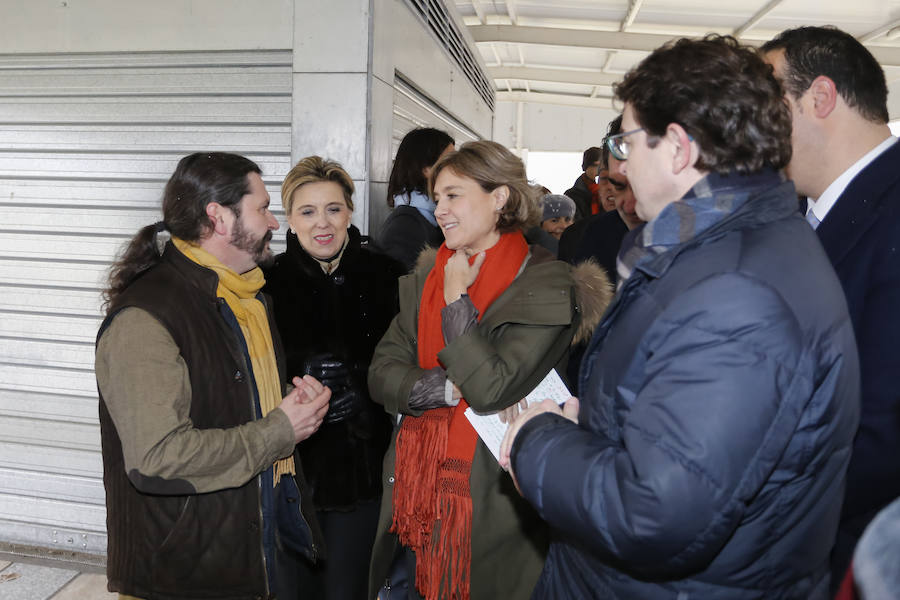 La ministra de Agricultura y Pesca, Alimentación y Medio Ambiente, Isabel García Tejerina, visitó esta mañana el parque fluvial de la Aldehuela, en Salamanca, y la Isla del Soto. 