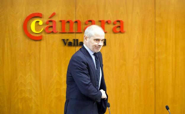 El presidente de la Cámara de Comercio de Valladolid, Víctor Caramanzana, presenta su nuevo proyecto de estudios económicos Cifras Cámara.