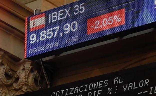 El Ibex-35 sufre su mayor caída desde octubre y vuelve a los niveles de marzo de 2017