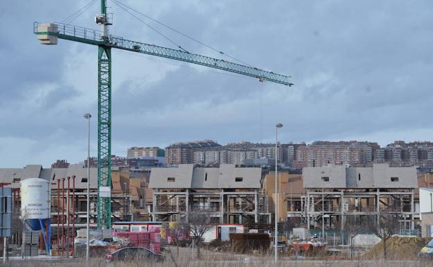 Constrtucción de viviendas en Valladolid. 