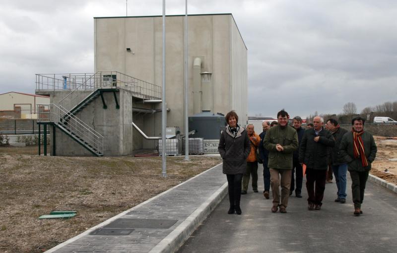 Visita a la nueva Estación Depuradora de Aguas Residuales de Cuéllar