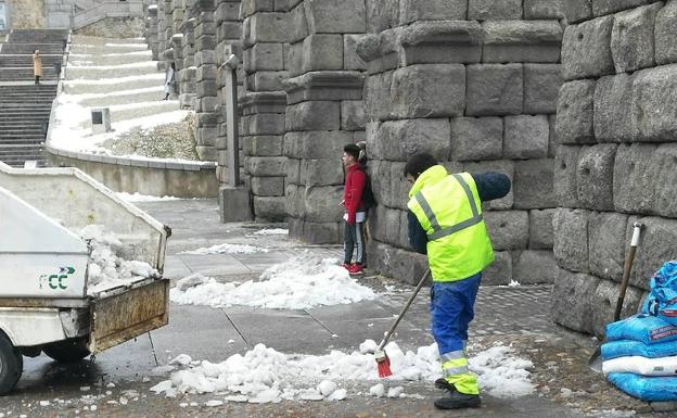 El hielo suspende varias consultas médicas en la zona básica de Sepúlveda