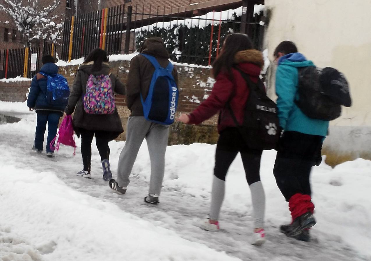 Jornada de intenso frío en Segovia