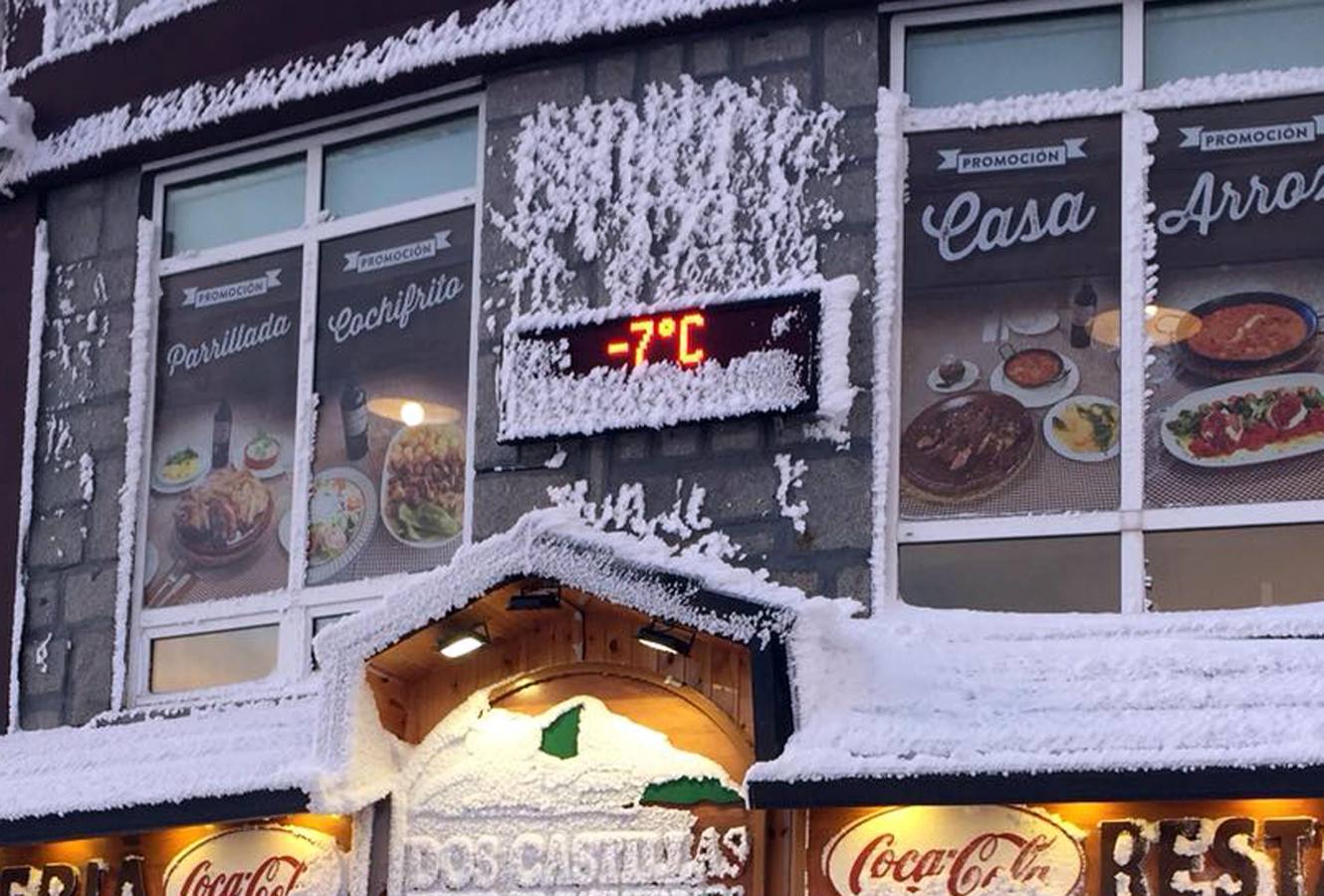 Jornada de intenso frío en Segovia