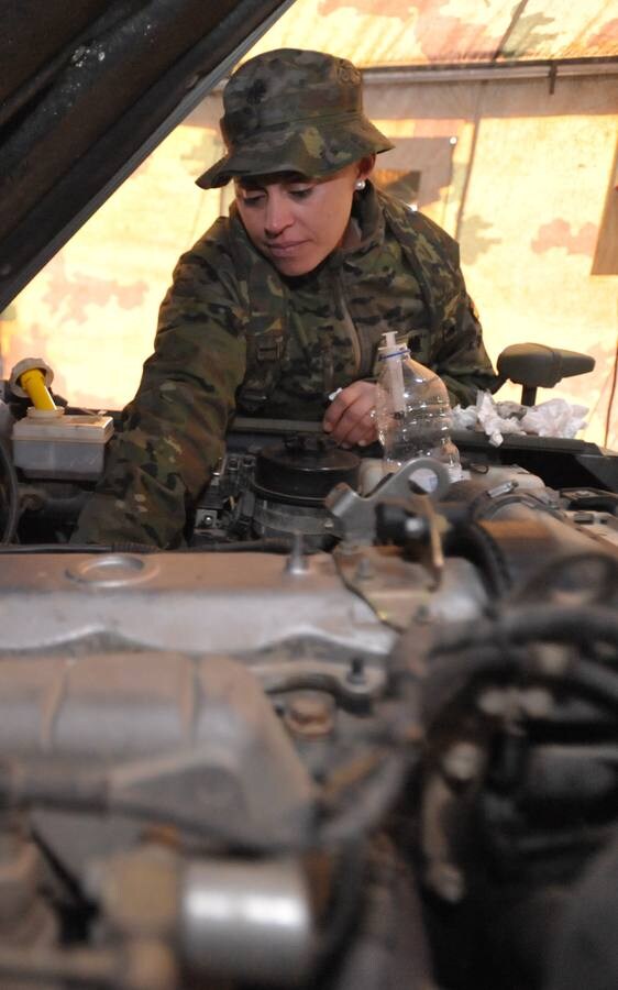 Es la primera vez que la ciudad acoge estos pruebas militares, en las que participan unidades de Sevilla, Cartagena, Madrid y Austurias