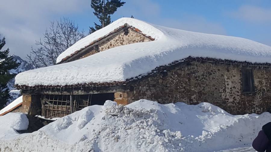 Deja de nevar en Palencia, pero la nieve tardará en marcharse