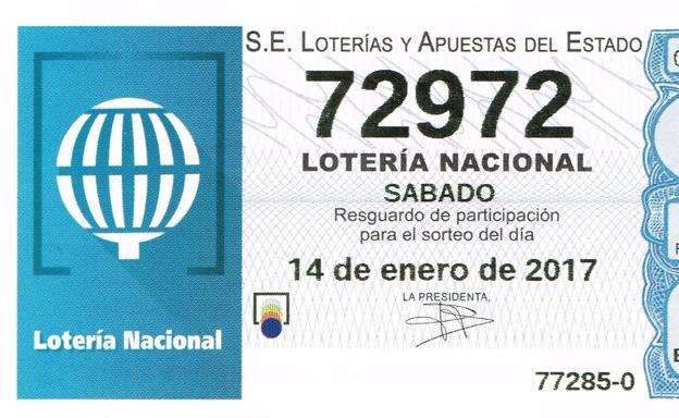 La Lotería Nacional deja parte de un segundo premio, dotado con 120.000 euros, en Valladolid y Robleda (Salamanca)