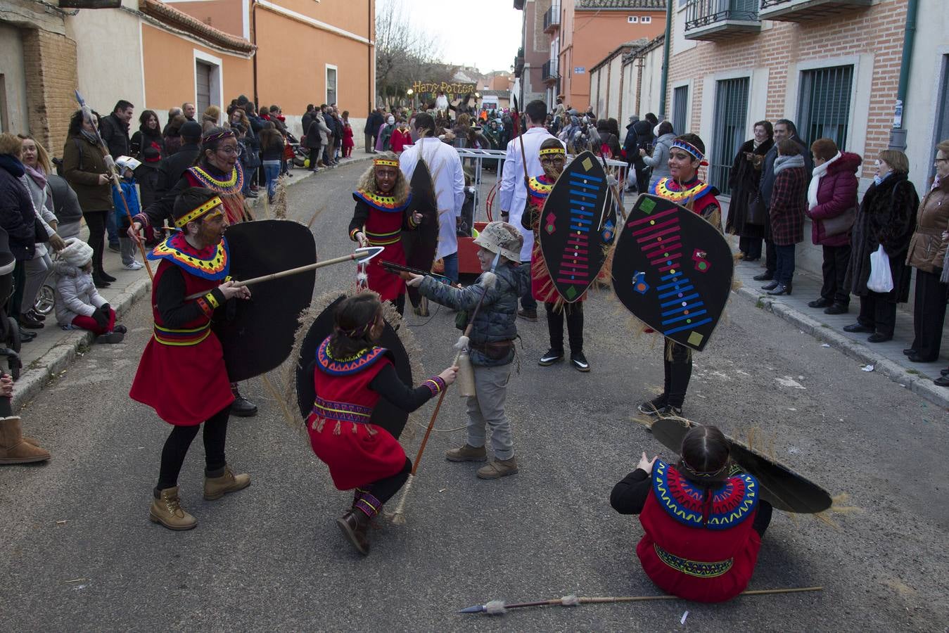 Desfile infantil en el carnaval de Toro (Zamora)