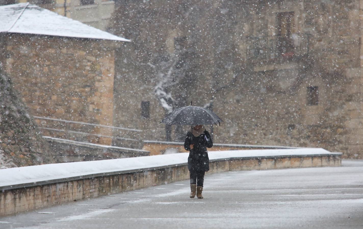 Regresa el temporal de nieve a León