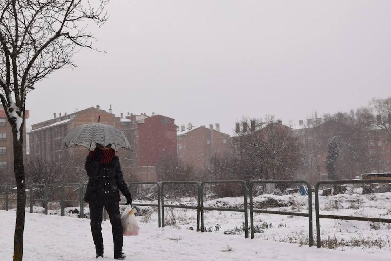 La nieve continúa en Guardo