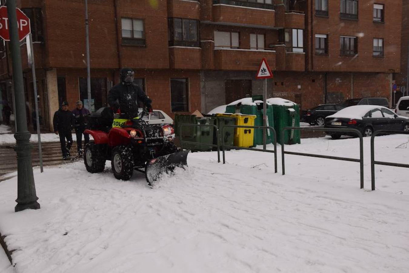 La nieve continúa en Guardo