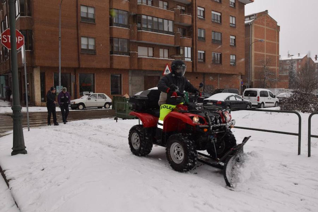 La nieve continúa en Guardo