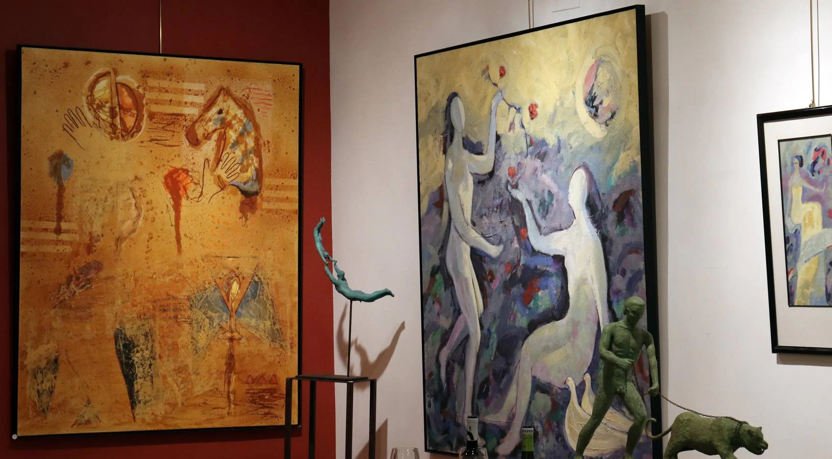 La muestra 'Esculturas y Pinturas' es un homenaje a la obra del autor fallecido en 2012