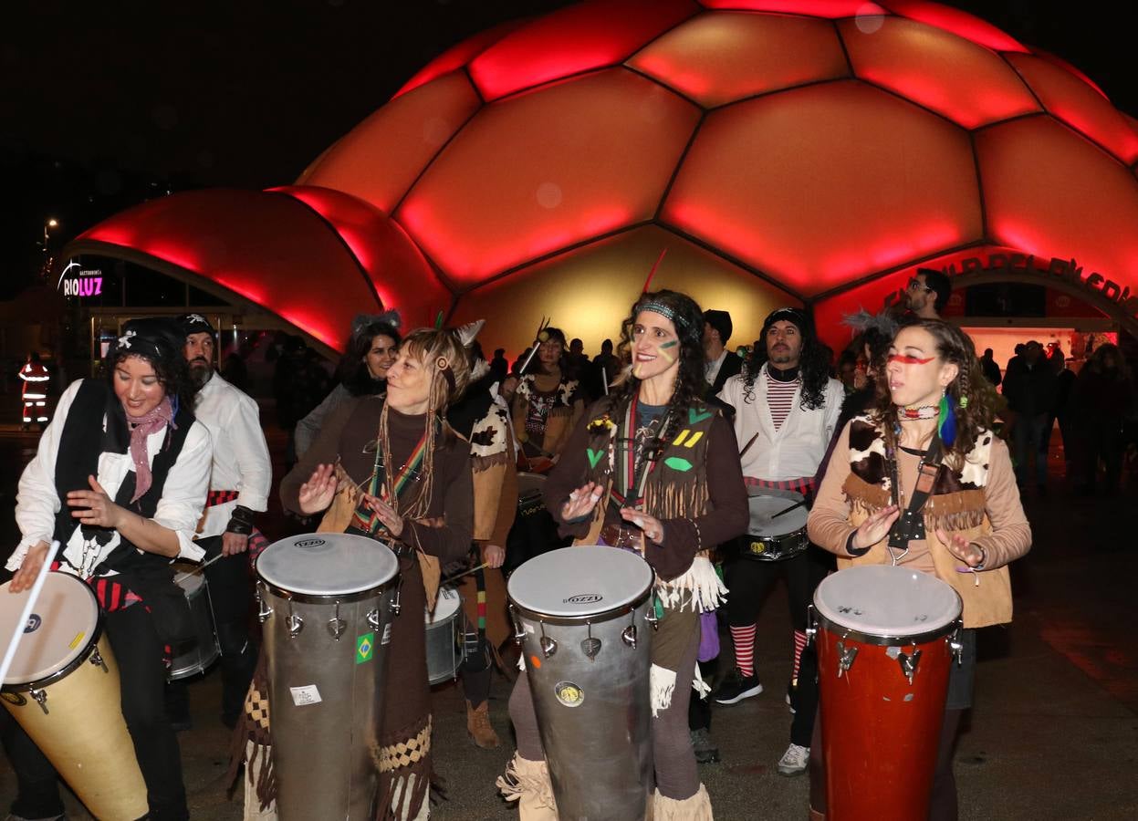 Espectáculo del entierro de la sardina en la Cúpula del Milenio de Valladolid