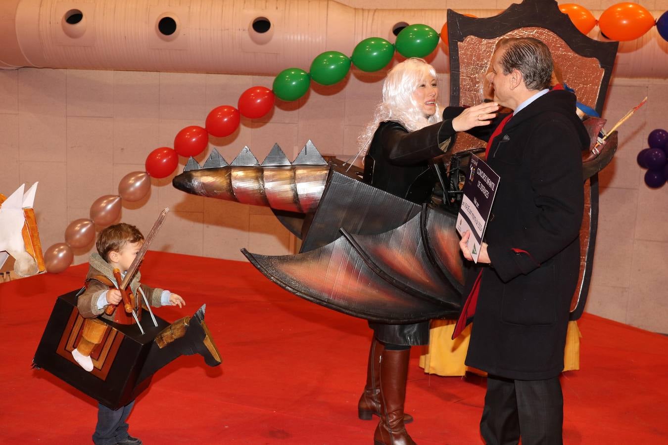 Espectáculo del entierro de la sardina en la Cúpula del Milenio de Valladolid