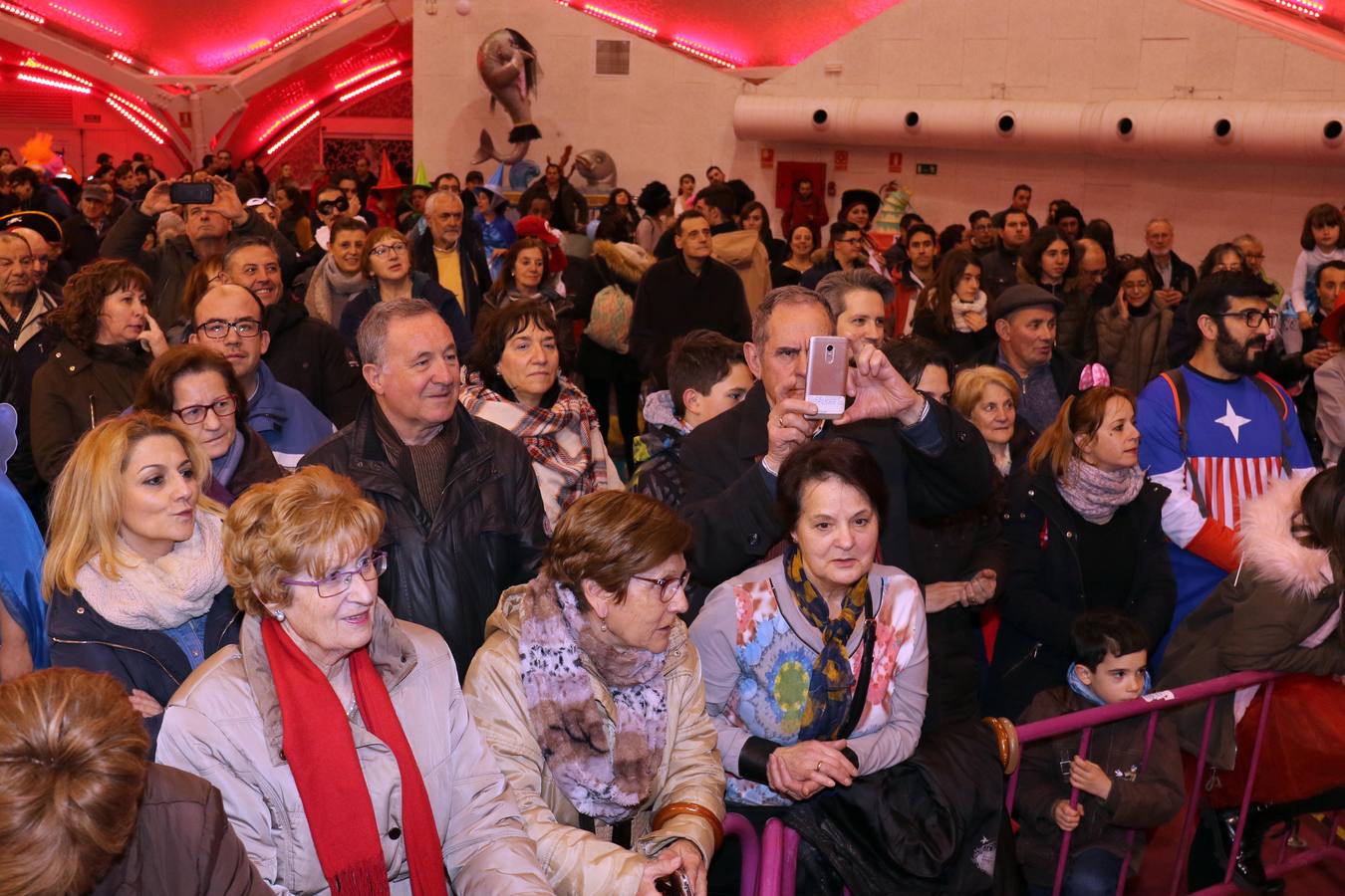 Espectáculo del entierro de la sardina en la Cúpula del Milenio de Valladolid