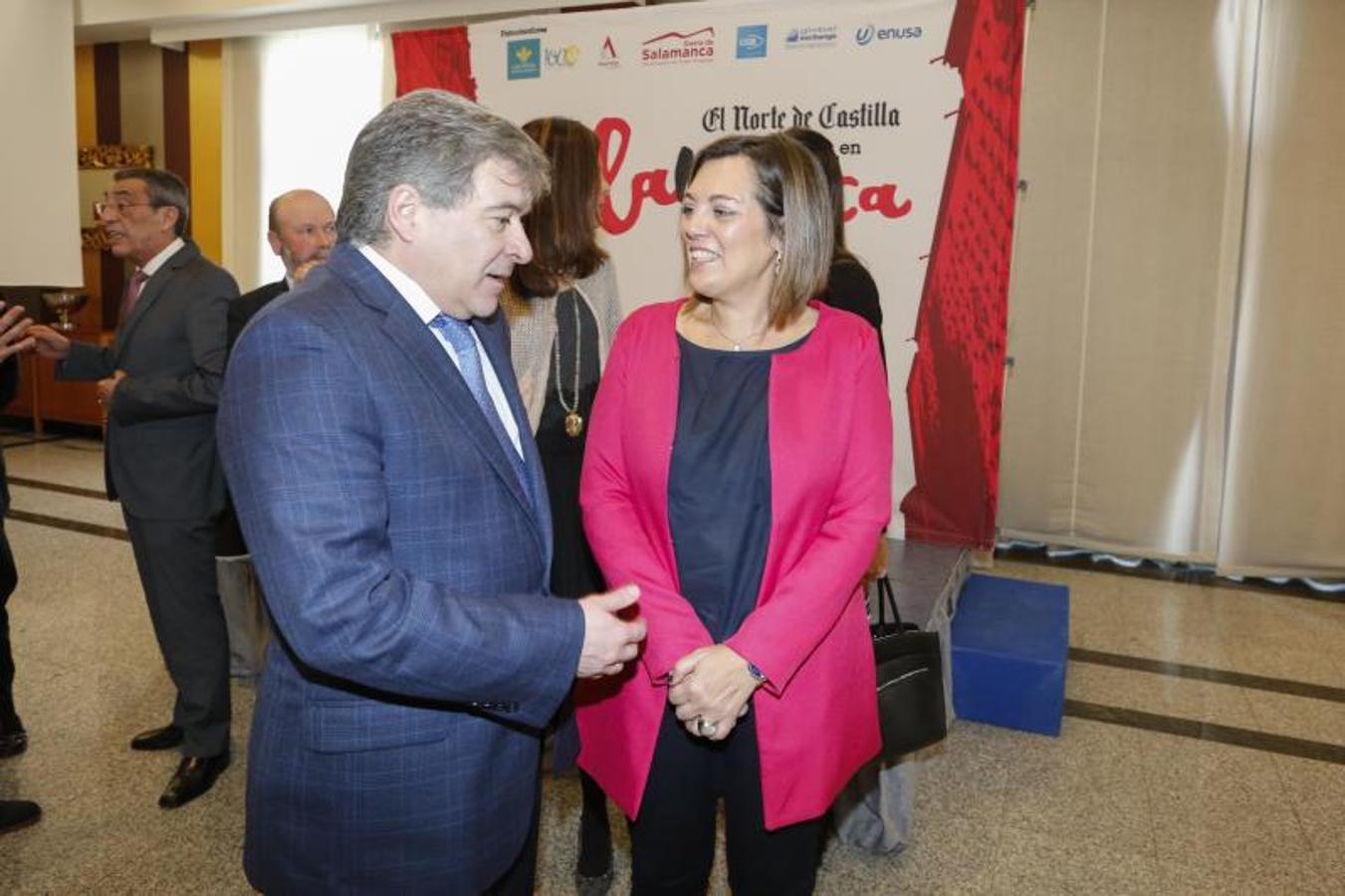 Milagros Marcos ha intervenido en los Encuentros en Salamanca, organizados por El Norte de Castilla, con la ponencia 'La cadena de valor: el equilibrio necesario para la economía de Castilla y León',