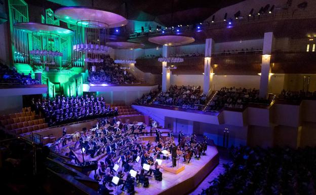 Concierto de la Orquesta Sinfónica de España en el Auditorio Nacional de Madrid. 