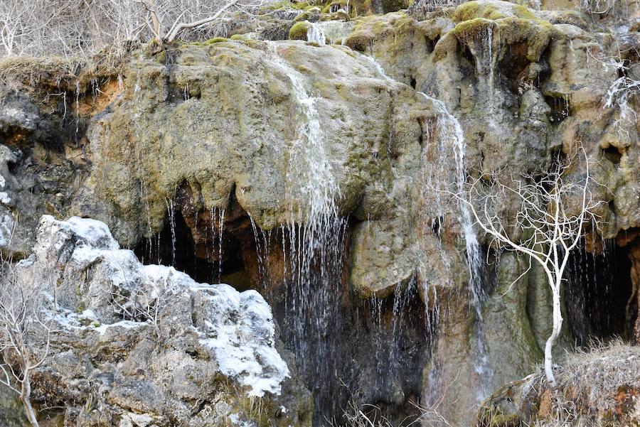 Fotos: Hielo y bajas temperaturas en Covalagua