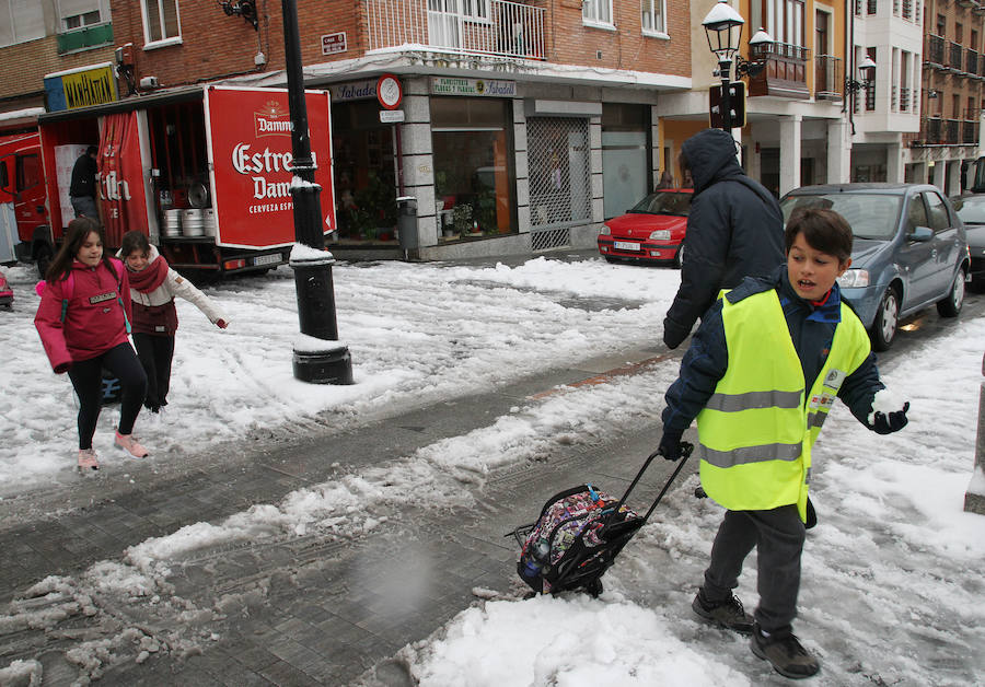 Fotos: Limpieza de calles tras la nevada